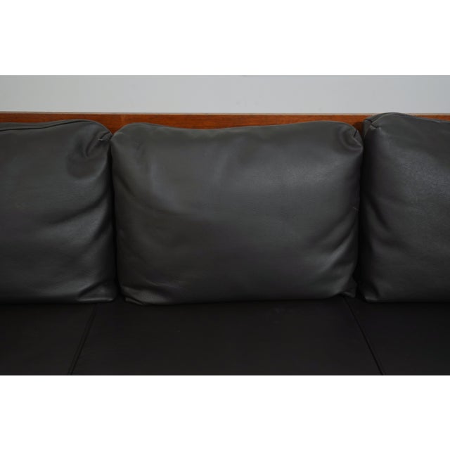 Brown Quaker Mission Craft Stickley Style Vintage Mission Oak Sofa For Sale - Image 8 of 12