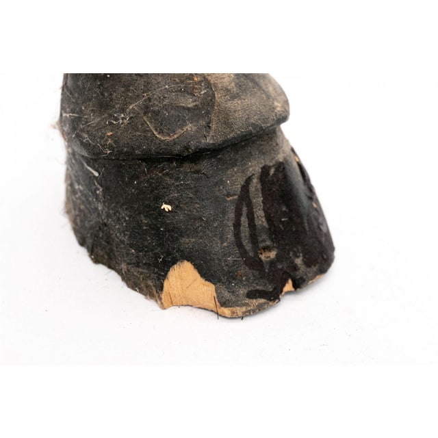 Vintage Painted Carousel Horse on Metal Support Stand For Sale - Image 10 of 13