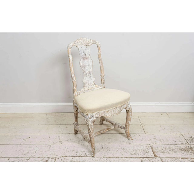 Lovely c18th Swedish rococo single chair. Full of character the chair was made circa 1760 retains much of its original...