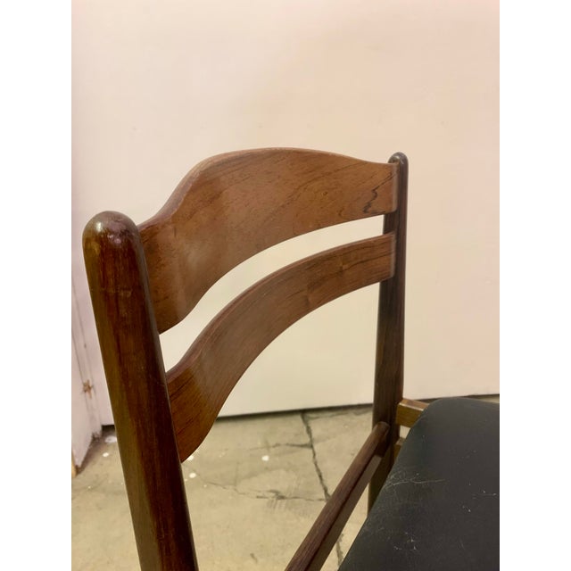 A Pair of 1950s Rosewood Dining Chairs by Boltin Stolefabrik For Sale - Image 11 of 17