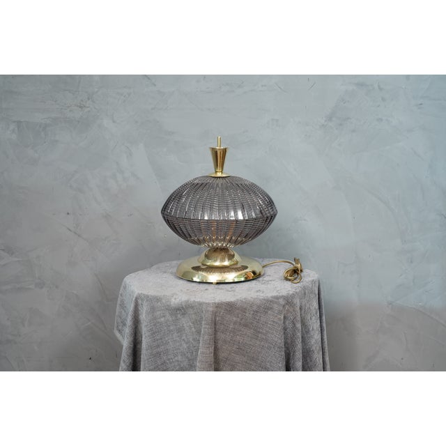 Mid-Century Modern Table Lamp in Murano Art Glass, 1980 For Sale - Image 9 of 9