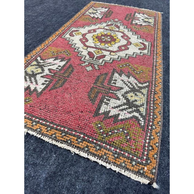 Early 21st Century Turkish Yastik Rug 1'7" x 3'3" For Sale - Image 5 of 5