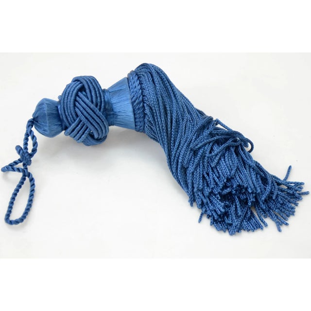 Late 19th Century European 4” Antique Key With Tassel Color Choice For Sale - Image 5 of 8
