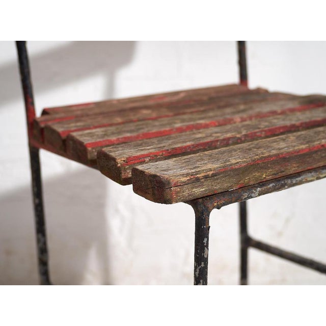 Antique Childrens Garden Chair, 1920s For Sale - Image 4 of 9