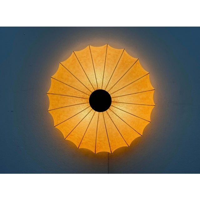 Mid-Century Modern Cocoon Flush Mount by Friedel Wauer for Goldkant Leuchten, 1960s For Sale - Image 10 of 18