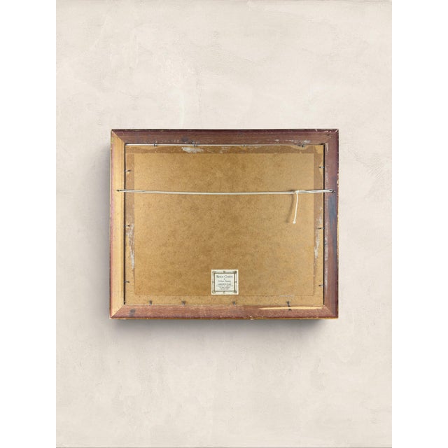 Mid-Century Modern Vintage English Russell Flint Print: 'A Scrap of Newspaper' For Sale - Image 3 of 3