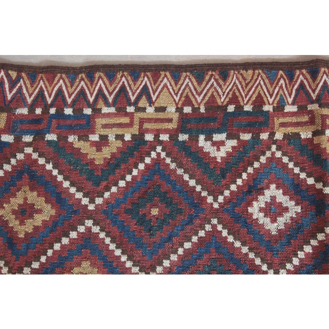 1930s Colorful Turcoman Flatweave Floor Kilim-10' X 4' 9'' For Sale - Image 9 of 12
