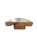Solid Teak Wood Table Modern Organic For Sale - Image 9 of 10