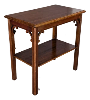 Vintage Handcrafted Georgian English Style Hardwood Side Table