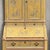 This is a mid-century Italian hand painted chinoiserie secretary desk. It is a base color of ochre and accents of pink and...