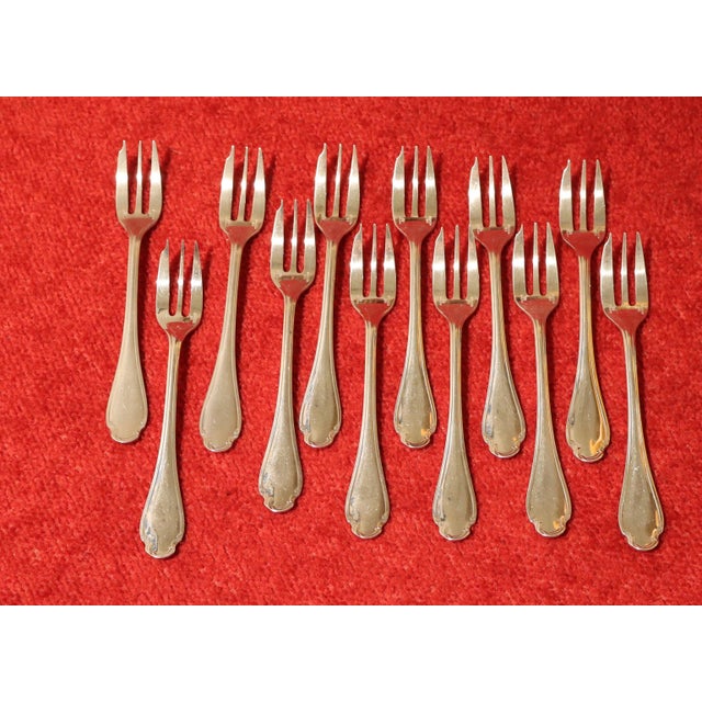 Vintage Pompadour Silver-Plated Cutlery Set from Christofle, 1970s, Set of 111 For Sale - Image 15 of 18