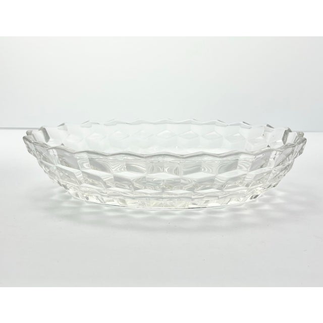 1960s Fostoria “American” Glass Dinnerware Serving Hostess Set - 7 Pieces For Sale - Image 11 of 12