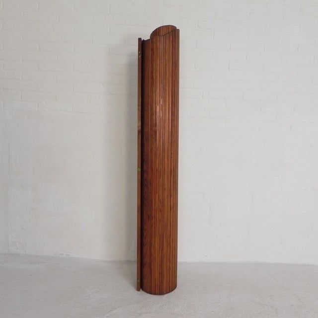 Room Divider with Pine Slats in the style of Baumann for S.N.S.A., 1950s For Sale - Image 9 of 18