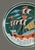 Mid 20th Century Vintage Turkish Colorful Majolica Sailing Galleon Ship Wall Plate Marked "Beste" For Sale - Image 5 of 8