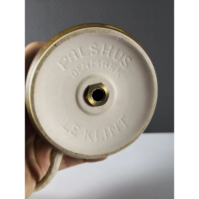 Ceramic Table Lamp by Le Klint for Palshus, 1950s, in Flawless conditions. Designed 1950 to 1959 Up to 250V (Europe/UK...