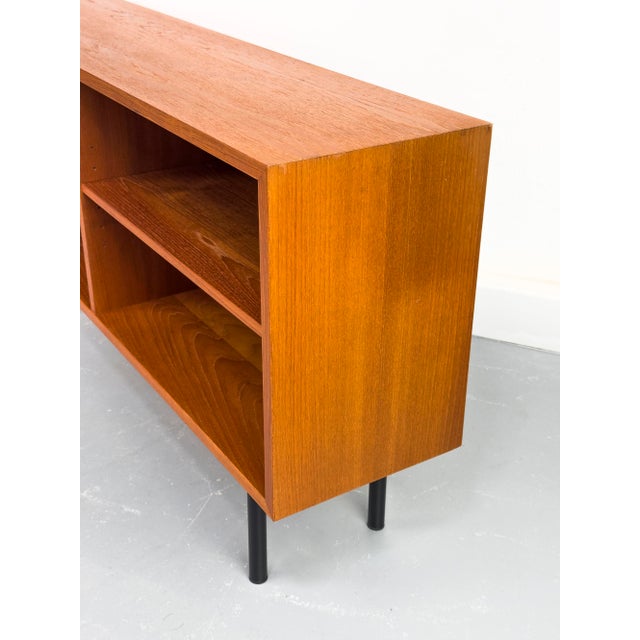 Low Teak Shelf from Omann Jun, 1960s For Sale - Image 11 of 15