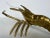 Vintage Mid-Century Modern Solid Brass Lobster Sculpture For Sale - Image 4 of 13
