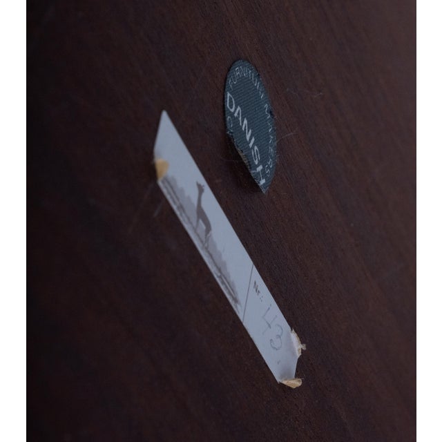 Wood Rosewood Side Table by Severin Hansen, 1950s For Sale - Image 7 of 8