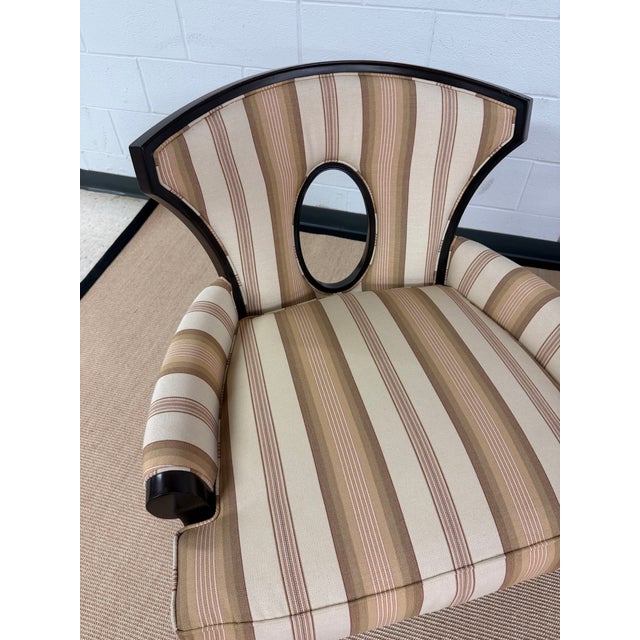 Henredon 1980’s Iconic Club Chairs by Barbara Barry for Henredon, a Pair For Sale - Image 4 of 12