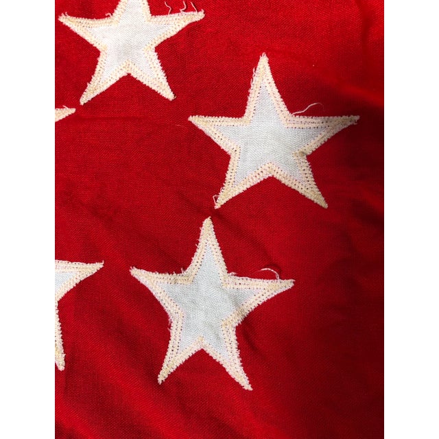 Vintage Nautical Cotton Flag of Singapore For Sale - Image 4 of 8