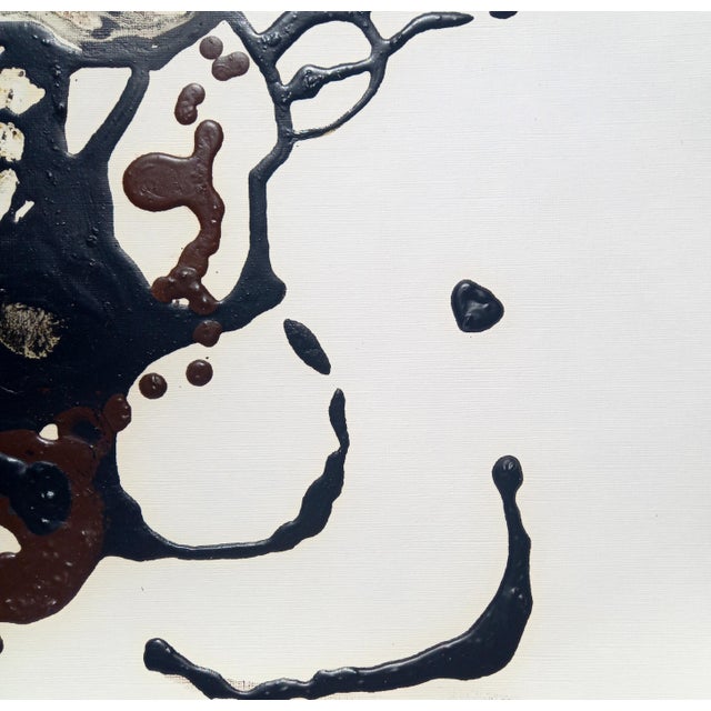 Contemporary Framed Abstract Figurative Original Oil Painting For Sale - Image 3 of 6