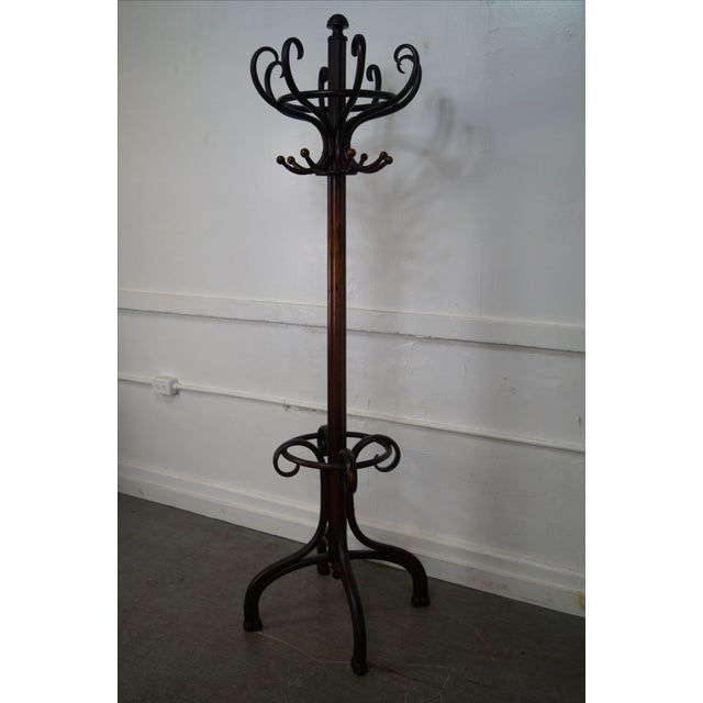 Antique Bent Wood Hat & Coat Rack Stand Chairish