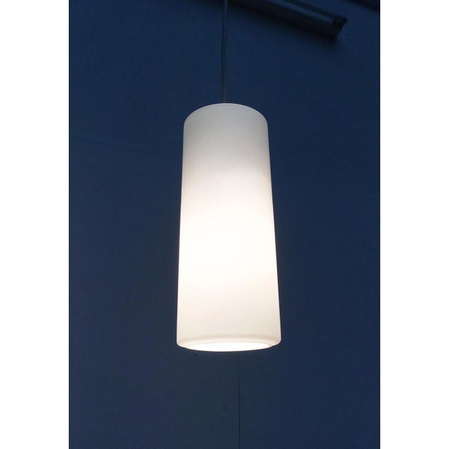 Mid-Century German Glass Pendant Lamps from Limburg, Set of 3 For Sale - Image 15 of 18