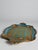 Florentine Neo-Rococo Gilt and Turquoise Tray with Harlequin Pattern, Italy, 1950s For Sale - Image 4 of 18
