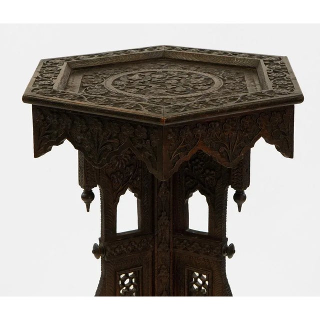 Antique Burmese Anglo-Indian Plant Stand For Sale - Image 3 of 10