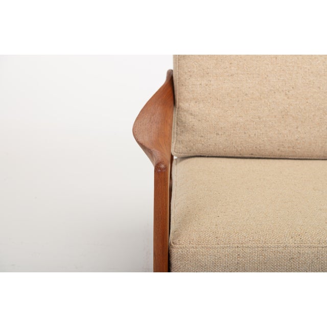 1960s Easy Chairs and Ottoman by Illum Wikkelsø for Niels Eilersen, Denmark, 1960s, Set of 3 For Sale - Image 5 of 12