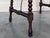 19th Spanish Side Table with Cared Turned Legs and Iron Stretcher For Sale - Image 12 of 18