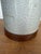 1960s Mid-Century Modern Wall Street Journal Printing Plate Walnut and Metal Table Lamp For Sale In Philadelphia - Image 6 of 10