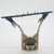 Vintage Handmade Egyptian Lyre Figurine in Silver, Florence, Italy, 1980s For Sale - Image 11 of 18