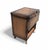 1950s Atomic Walnut Drop-Front Nightstand With Metal Legs, Mid-Century For Sale - Image 10 of 16