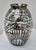 Vintage Saint Graal France Neo-Classic Style Vase W/Silver Overlay For Sale - Image 12 of 13