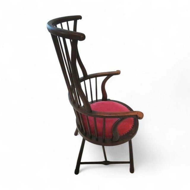 Arts & Crafts Windsor Chair from Liberty & Co. For Sale - Image 3 of 4