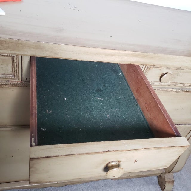 Vintage Farmhouse Style Wooden Sideboard For Sale - Image 15 of 17