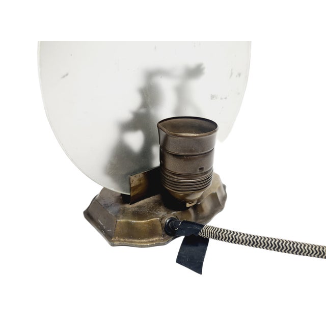 Art Deco Style Bedside Lamp, Denmark, 1950s For Sale - Image 10 of 14