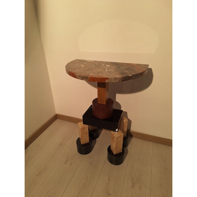 Console Demistella Model in Fine Marble by Ettore Sottesass for Up & Up, 1980s For Sale - Image 16 of 18