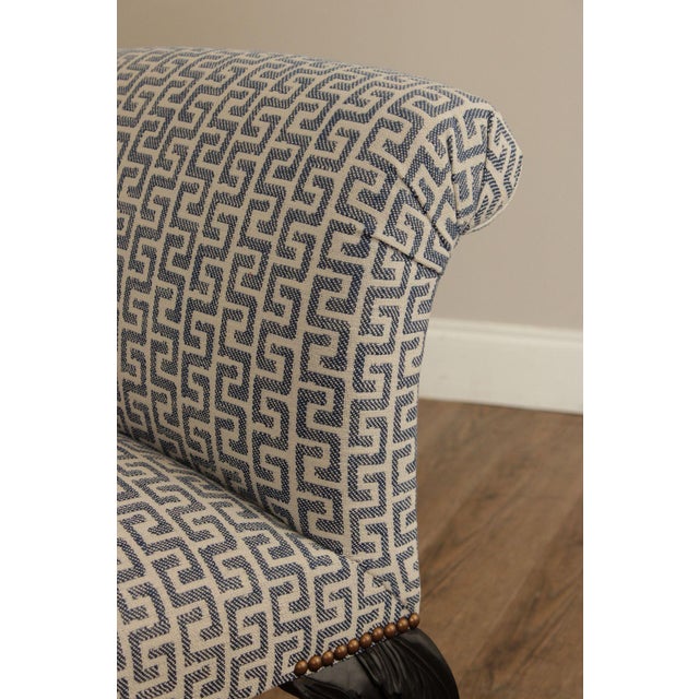 Chippendale Style Ball and Claw Foot Window Seat For Sale - Image 10 of 12