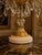 1990 French Louis XVI Gold Bronze Crystal Candelabra Table Lamp For Sale - Image 10 of 16