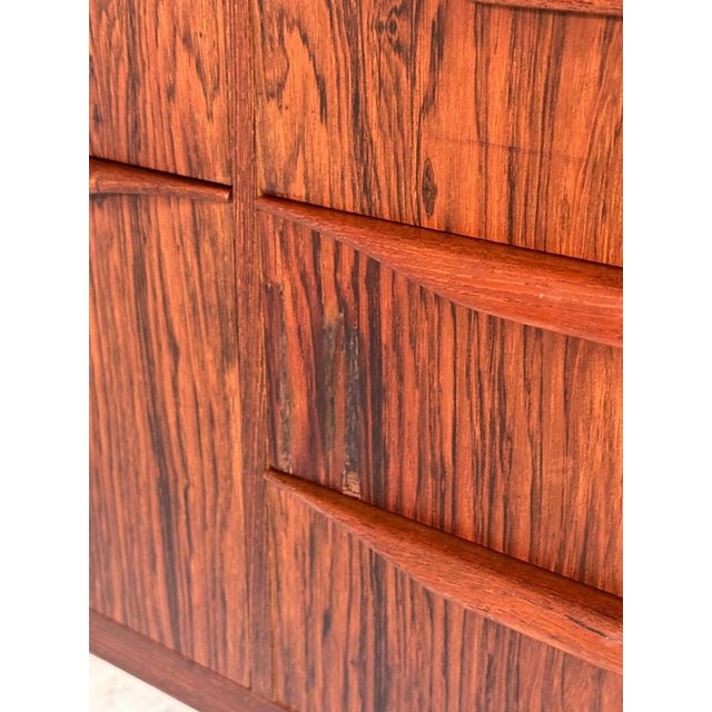 Danish Walnut Veneer Vanity from Tibergaard, 1960s For Sale - Image 10 of 11