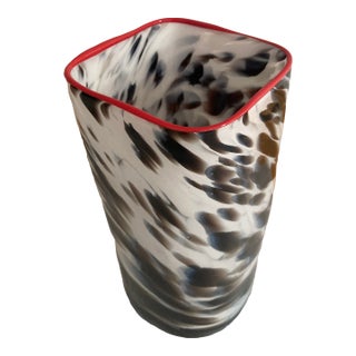 David Jacobson Art Glass Vase For Sale