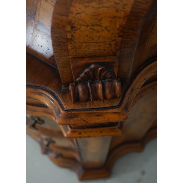 Italian Extremely High Quality Distressed Finish Secretary Desk For Sale - Image 14 of 18