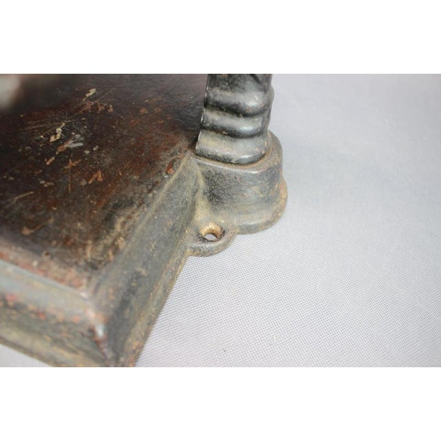 Antique Cast Iron Bookbinding Press, Continental European, 1900 For Sale - Image 6 of 12