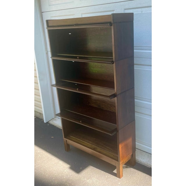 Lundstrom Sectional Barrister Bookcase Early 20th Century For Sale - Image 4 of 12