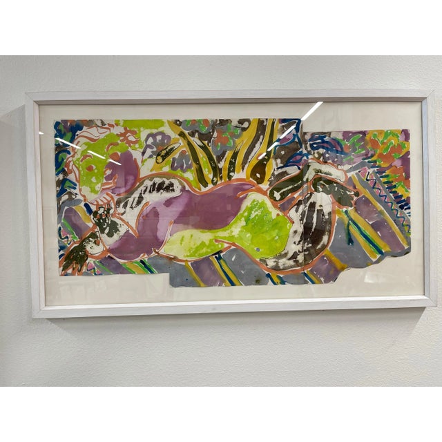 1970s 1978 "Baby" by Robert Kushner Painting For Sale - Image 5 of 13