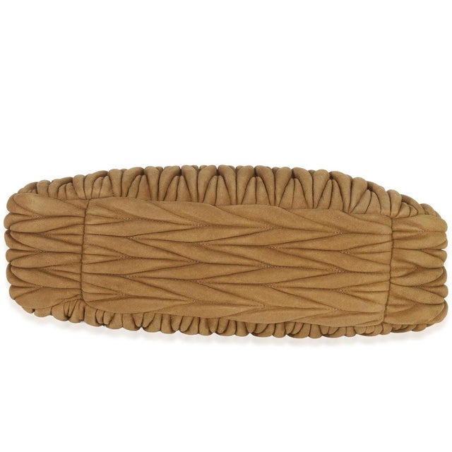 2020s Brown Suede Matelasse Wander Hobo For Sale - Image 5 of 8