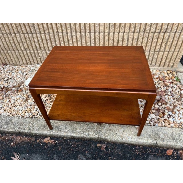 Wood Mid Century Rhythm Lane Two Tier -End Table. For Sale - Image 7 of 11