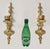 1970s 1970s Solid Cast Bronze Candle Sconces, Non Electrified Wall Lights - Pair For Sale - Image 5 of 12